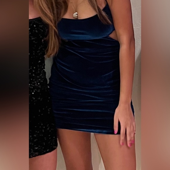 Edit by Nine Velvet Blue Dress - Picture 5 of 5